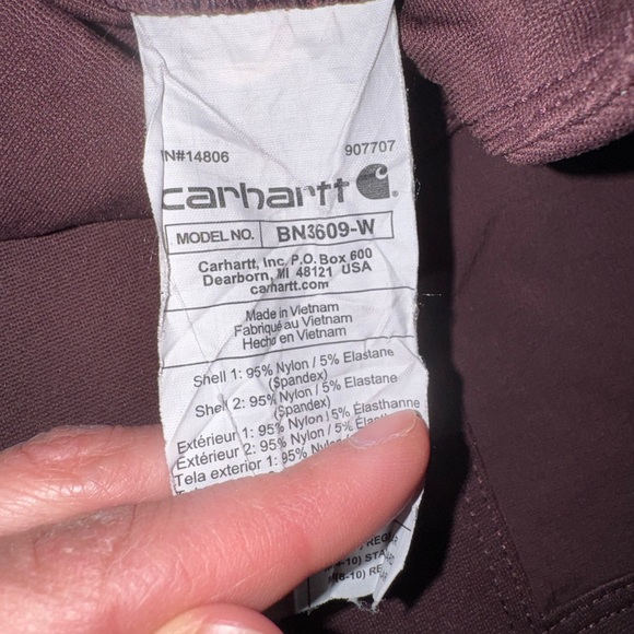 Carhartt Women’s Force Leggings - 3 for 1 - Burgundy, Khaki, Gray - Picture 6 of 9